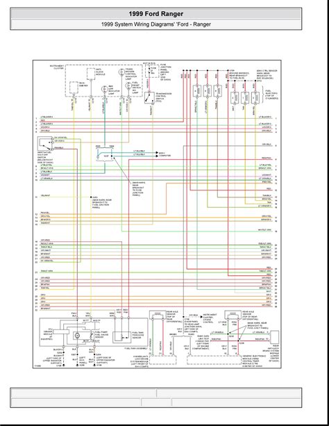 99 ford ranger wiring harness diagram 